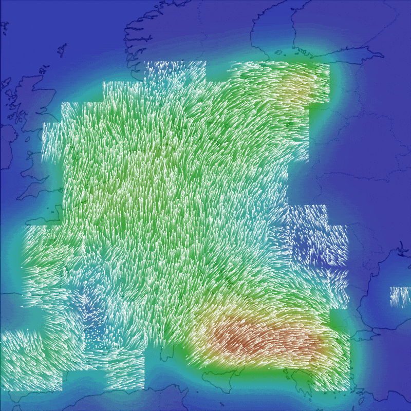 My data visualised in the style of 